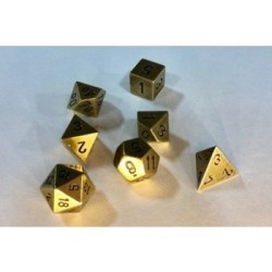 CHX27023 Solid Metal Old Brass Colour 7 die set