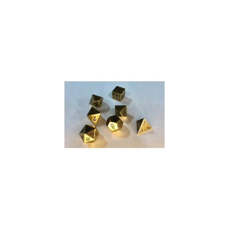 CHX27023 Solid Metal Old Brass Colour 7 die set