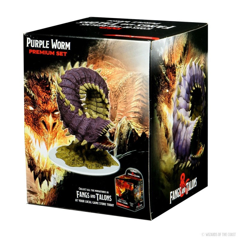 D&D Icons of the Realms: Fangs and Talons - Purple Worm Premium Set D&D Icons of the Realms: Fangs and Talons - Purple Worm Premium Set