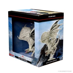 D&D Icons of the Realms Miniatures: Adult White Dragon Premium Figure