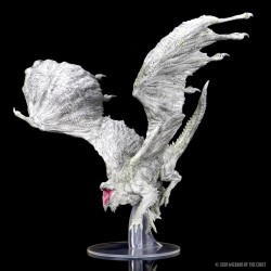 D&D Icons of the Realms Miniatures: Adult White Dragon Premium Figure