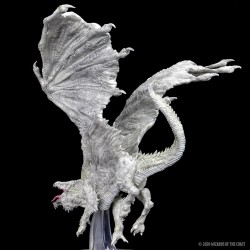 D&D Icons of the Realms Miniatures: Adult White Dragon Premium Figure