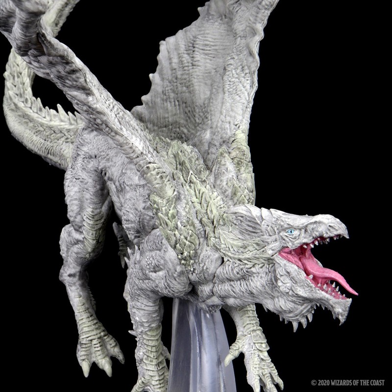 D&D Icons of the Realms Miniatures: Adult White Dragon Premium Figure