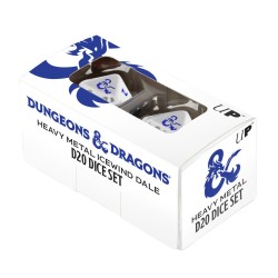 Icewind Dale - Heavy Metal D20 dice set for Dungeons & Dragons