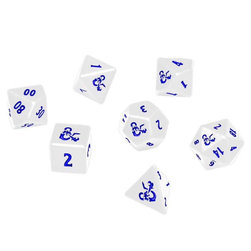 Icewind Dale - Heavy Metal 7 RPG Set Dice for Dungeons & Dragons