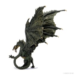 D&D Icons of the Realms Miniatures: Adult Black Dragon Premium Figure