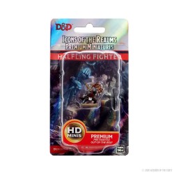 Icons of The Realms Premium Figures -  Halfling Female Fighter