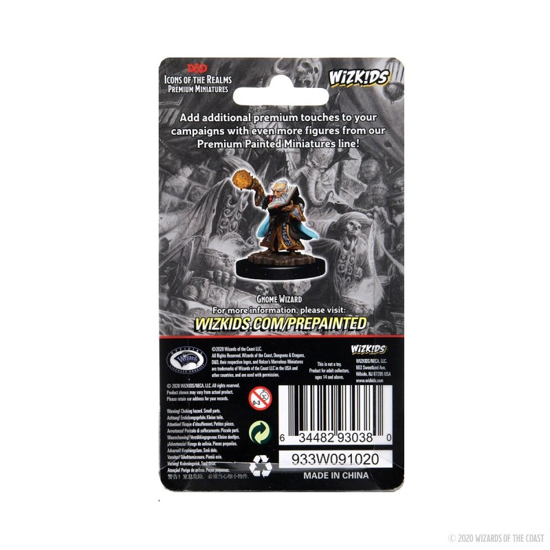 Icons of The Realms Premium Figures - Gnome Male Wizard