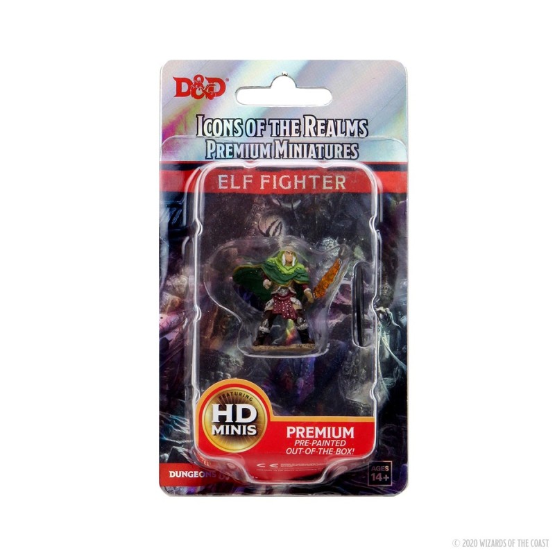 Icons of The Realms Premium Figures - Elf Male Fighter