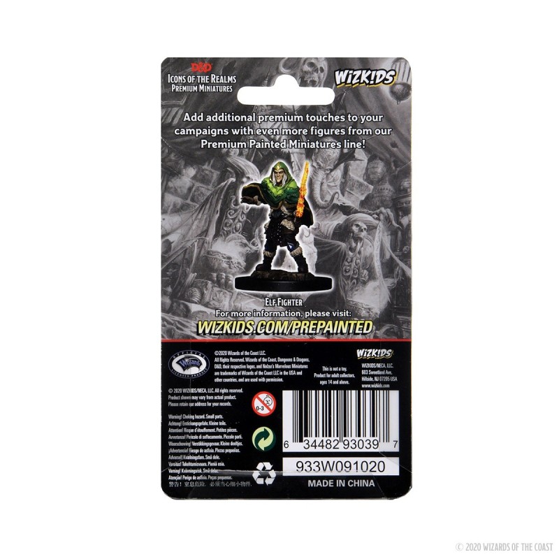 Icons of The Realms Premium Figures - Elf Male Fighter