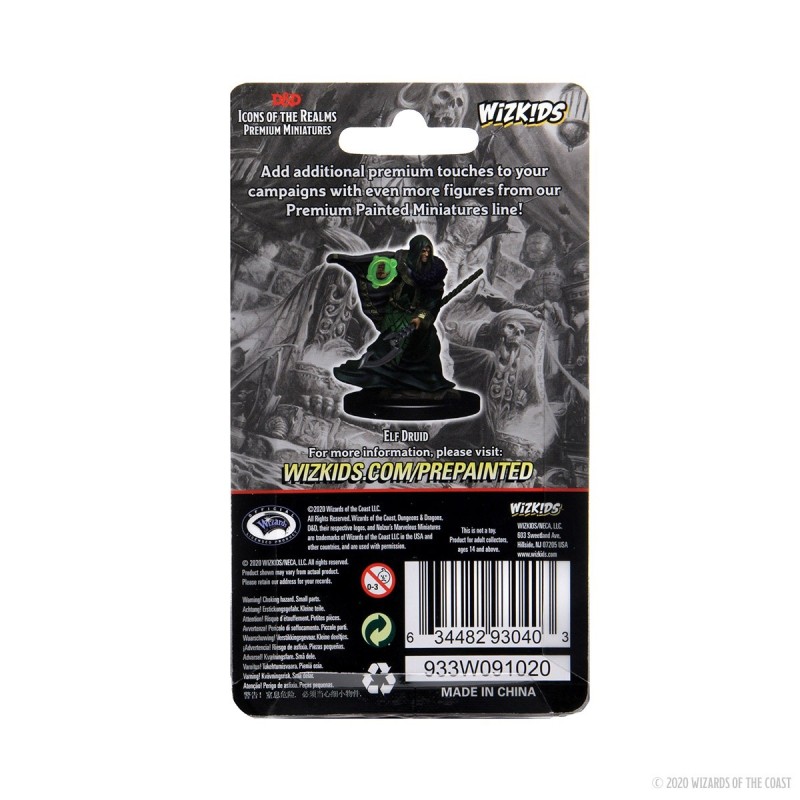 Icons of The Realms Premium Figures - Elf Male Druid