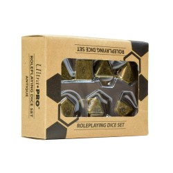 Heavy Metal Antique Bronze 7-dice set