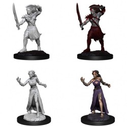 MTG Unpainted Miniatures: Vampire Lacerator & Vampire Hexmage