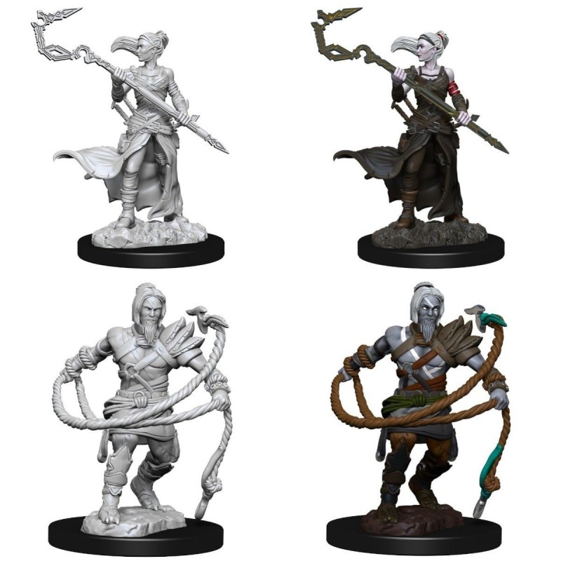 MTG Unpainted Miniatures: Stoneforge Mystic & Kor Hookmaster