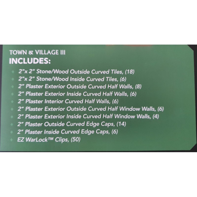 WarLock Tiles: Expansion - Town & Village III - Curves