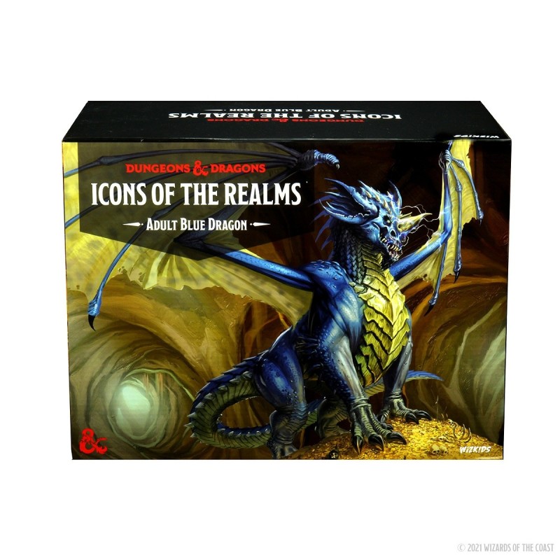 D&D Icons of the Realms Miniatures: Adult Blue Dragon Premium Figure