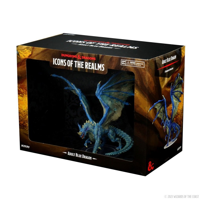 D&D Icons of the Realms Miniatures: Adult Blue Dragon Premium Figure