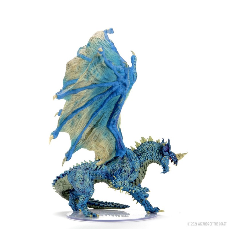 D&D Icons of the Realms Miniatures: Adult Blue Dragon Premium Figure