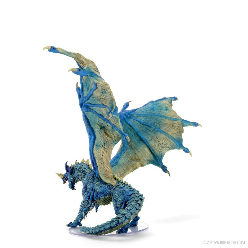 D&D Icons of the Realms Miniatures: Adult Blue Dragon Premium Figure