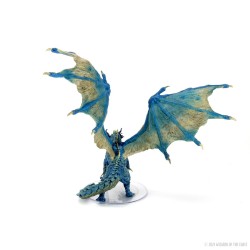 D&D Icons of the Realms Miniatures: Adult Blue Dragon Premium Figure