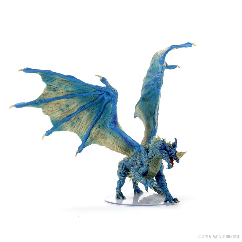 D&D Icons of the Realms Miniatures: Adult Blue Dragon Premium Figure