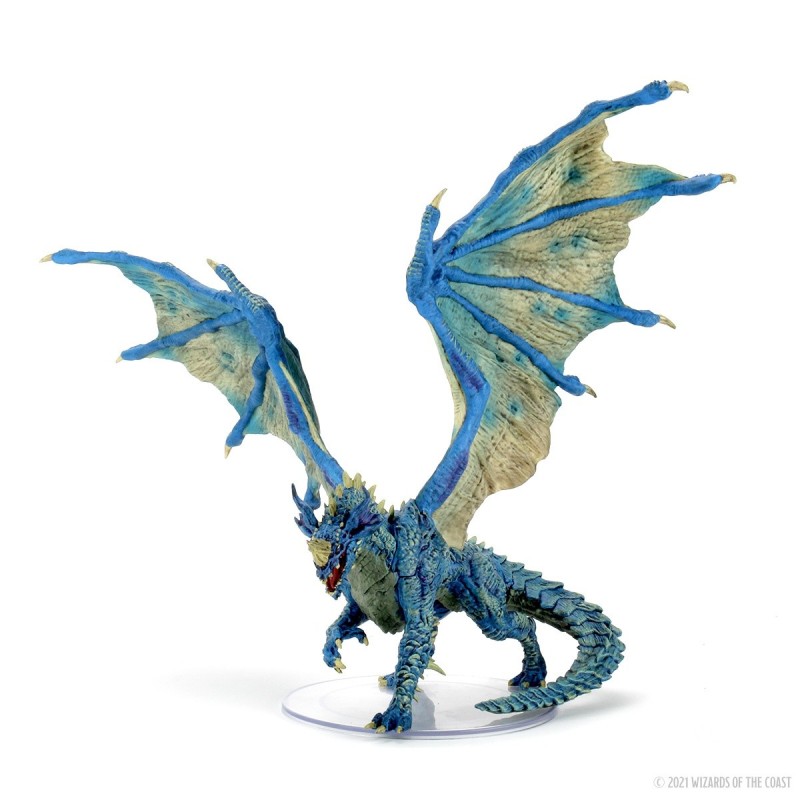 D&D Icons of the Realms Miniatures: Adult Blue Dragon Premium Figure