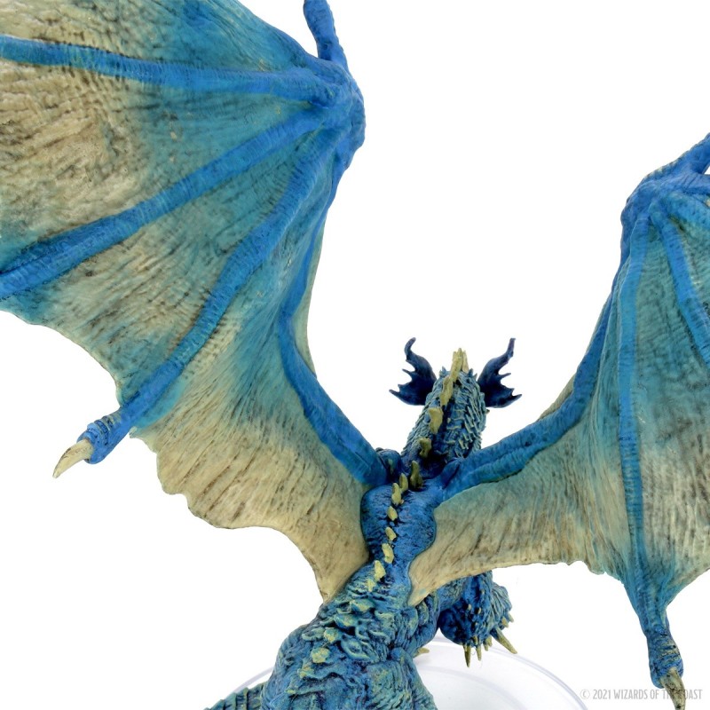 D&D Icons of the Realms Miniatures: Adult Blue Dragon Premium Figure