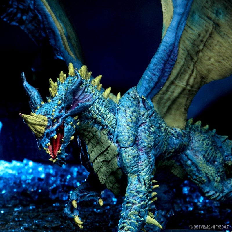 D&D Icons of the Realms Miniatures: Adult Blue Dragon Premium Figure