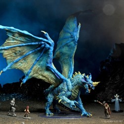 D&D Icons of the Realms Miniatures: Adult Blue Dragon Premium Figure