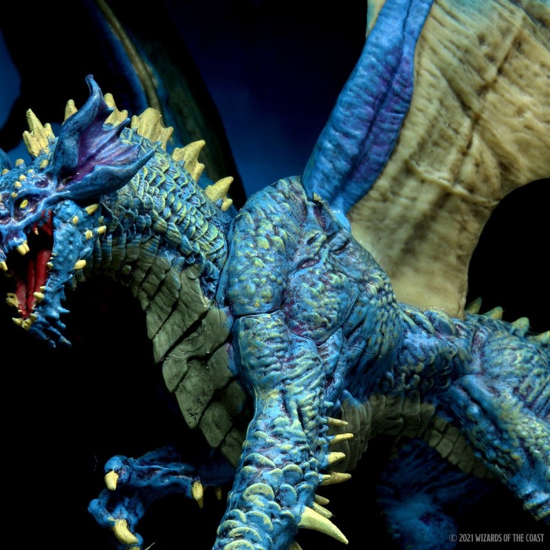 D&D Icons of the Realms Miniatures: Adult Blue Dragon Premium Figure