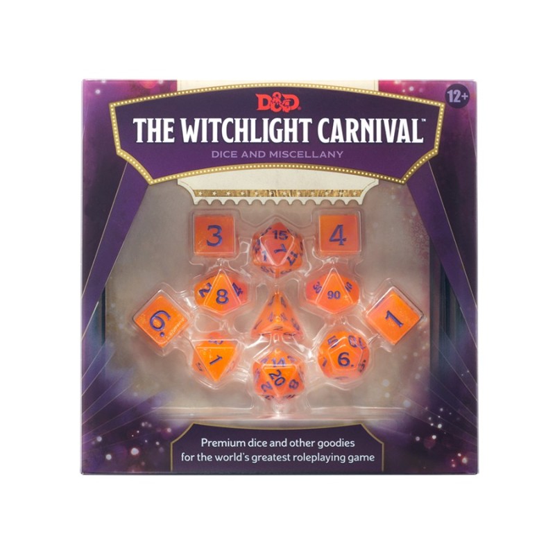 D&D Witchlight Carnival Dice  and Miscelanny Set