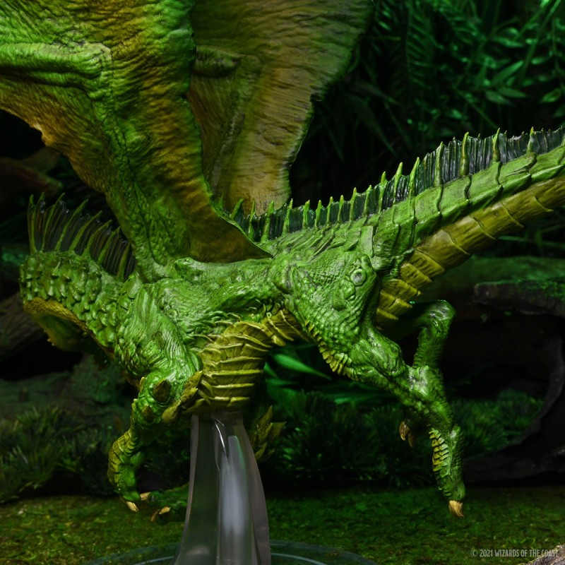D&D Icons of the Realms Miniatures: Adult Green Dragon Premium Figure