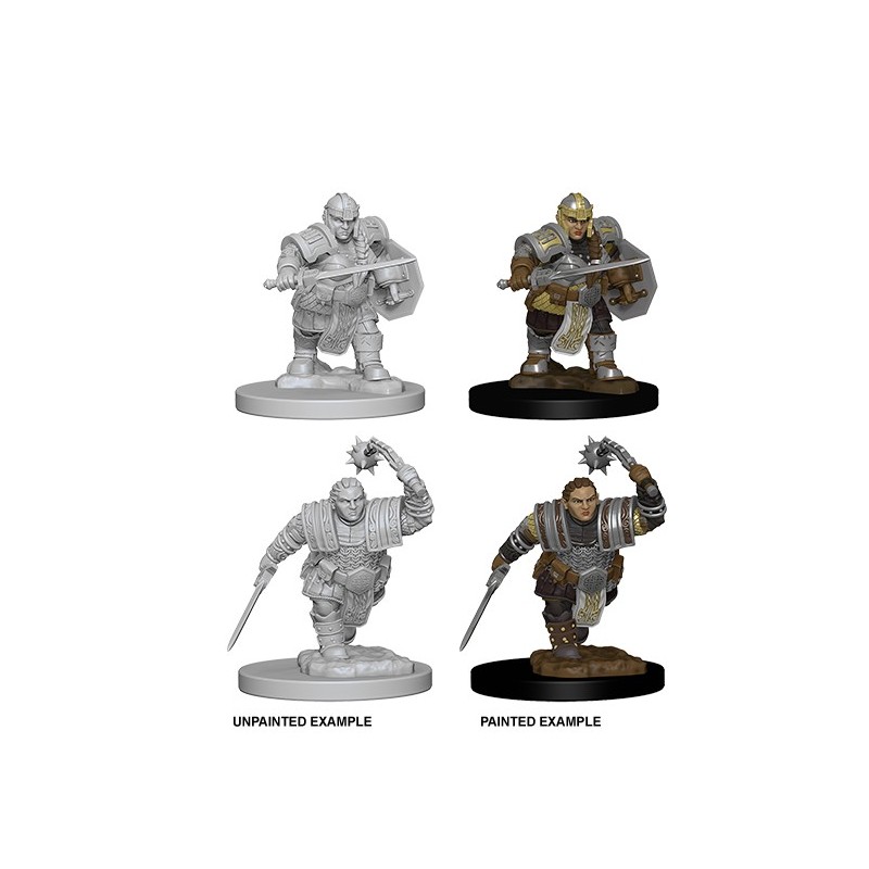 D&D Nolzur´s Miniatures Dwarf Female Fighter