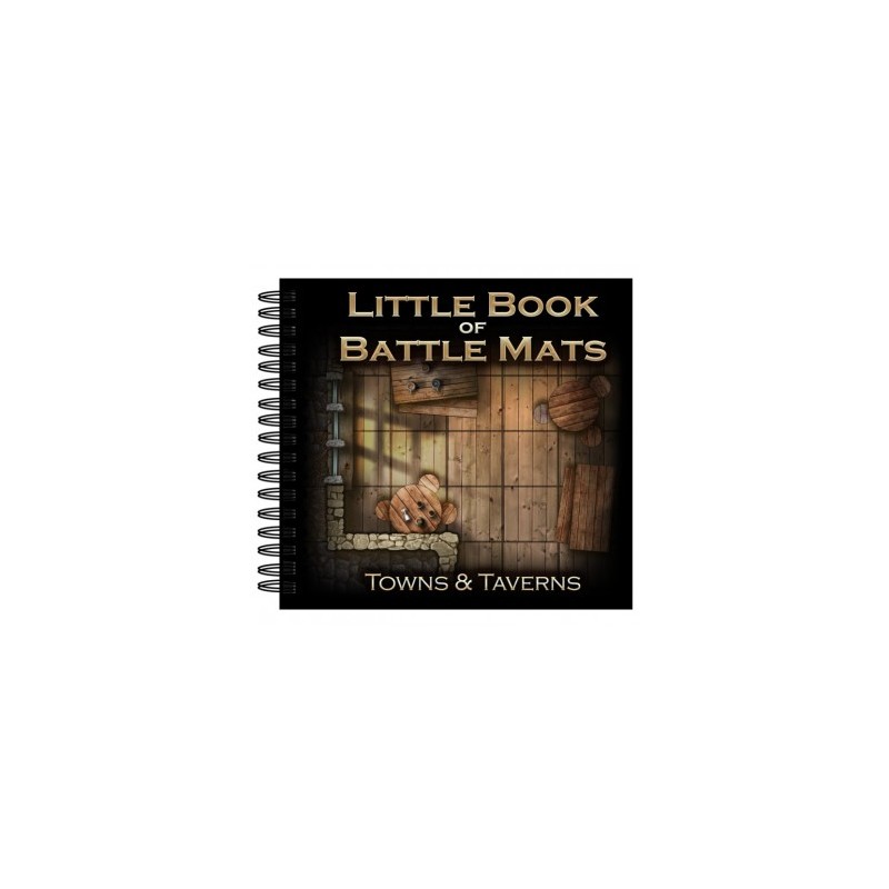 Loke Little Book of Battle Mats - Town & Taverns Edition
