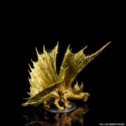 D&D Icons of the Realms Miniatures: Adult Gold Dragon Premium Figure