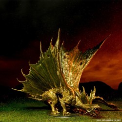 D&D Icons of the Realms Miniatures: Adult Gold Dragon Premium Figure