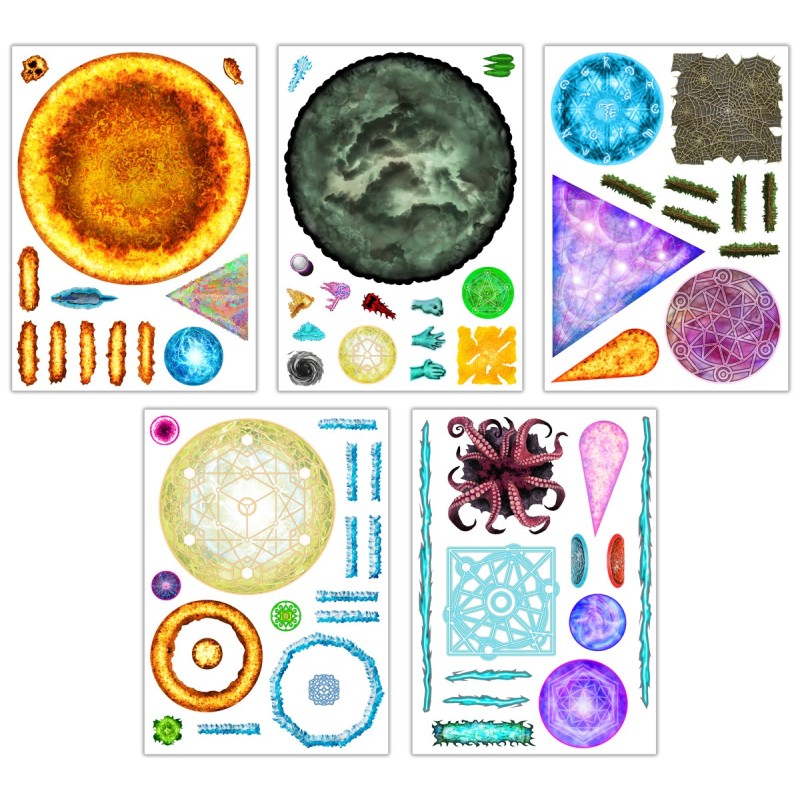 Loke Add on Scenery for Battle Mats - Magic Effects