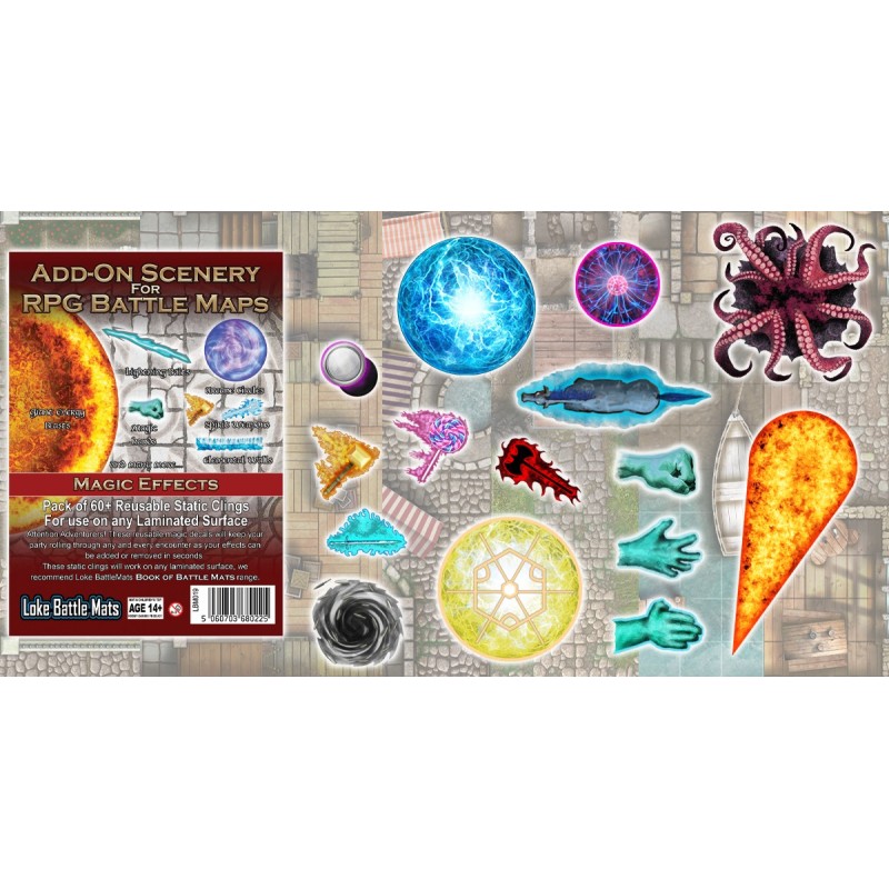 Loke Add on Scenery for Battle Mats - Magic Effects