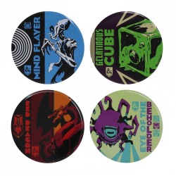 Dungeons & Dragons Monsters Set of 4 Drinks Coasters