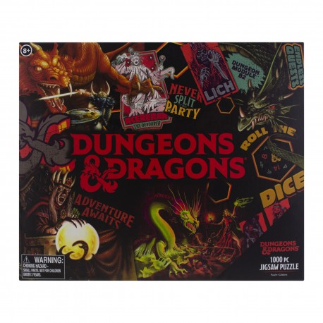 Dungeons and Dragons 1000 brikkers puslespil