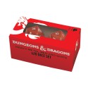 Heavy Metal D20 dice set for Dungeons & Dragons - Rød m Hvid