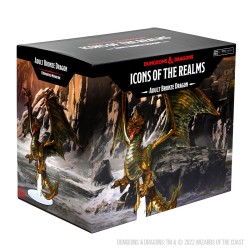D&D Icons of the Realms Miniatures: Adult Bronze Dragon Premium Figure