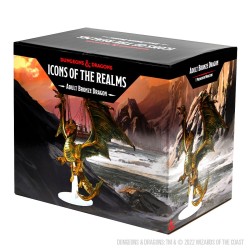 D&D Icons of the Realms Miniatures: Adult Bronze Dragon Premium Figure