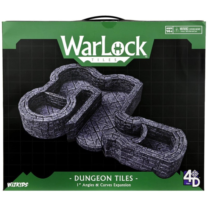 WarLock Tiles: Expansion Pack - 1" Dungeon Angles & Curves