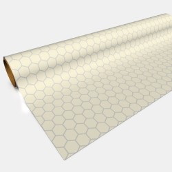 Gaming Paper - Tan 1" Hexagoner