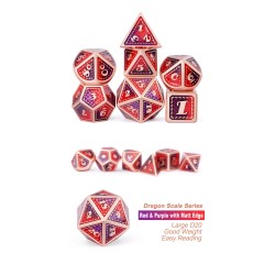 Dice Habit - Metal terninger - Scallop