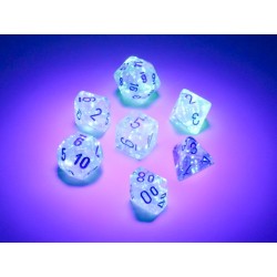 CHX20581 Borealis Icicle/light blue Luminary Mini-Polyhedral 7-Die Set