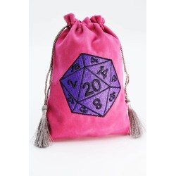 Dice Bag - Purple D20
