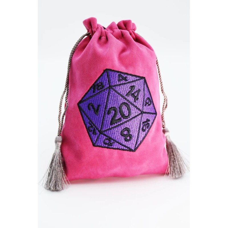Dice Bag - Purple D20