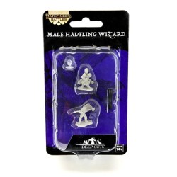 Pathfinder Battles Deep Cuts - Halfling Wizard Male